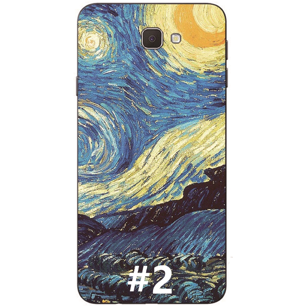 Ốp điện thoại TPU in hình Van Gogh cho Samsung Galaxy J5 Prime /J7 prime /ON7 2016