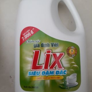 Nước rửa chén Lix Vitamin E hương trà xanh 1.5kg