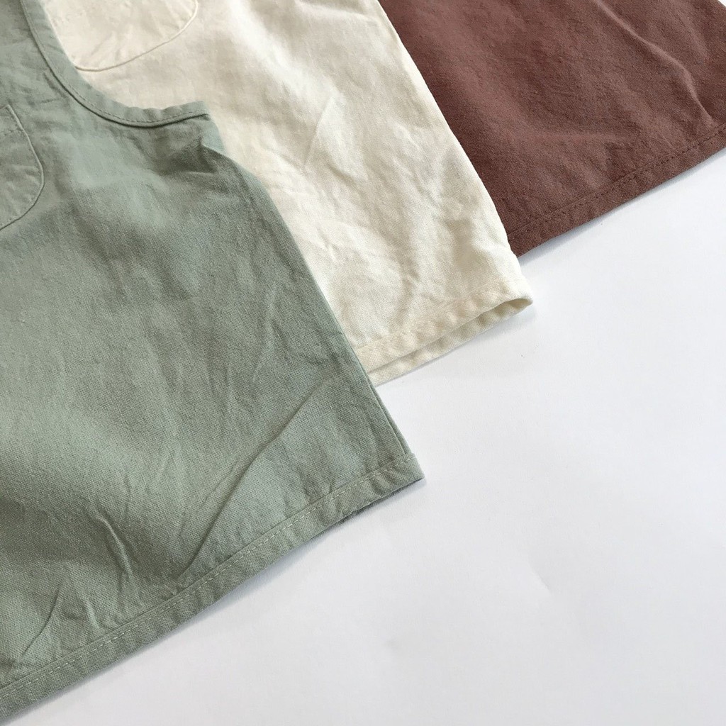 Bộ Sát Nách LINEN Cao Cấp Cho Bé Trai Và Bé Gái Phong Cách Mới