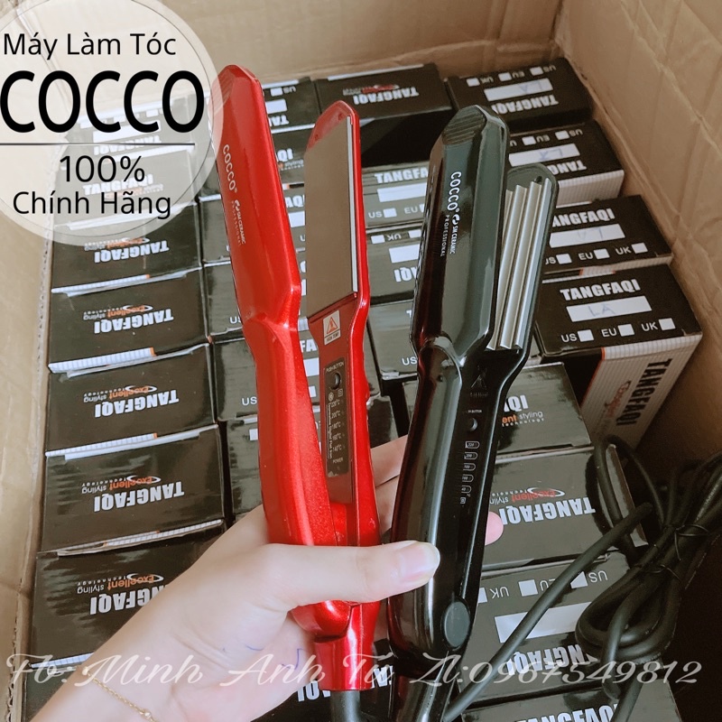 Máy Làm Tóc Chuyên Nghiệp Dập, Là bản to Cao Cấp CoCCo [Chính Hãng]