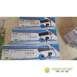 Lọc tràn RS công suất 12W, 15W, 25W dành cho hồ cá cảnh, VUI LÒNG XEM KỸ PHẦN MÔ TẢ