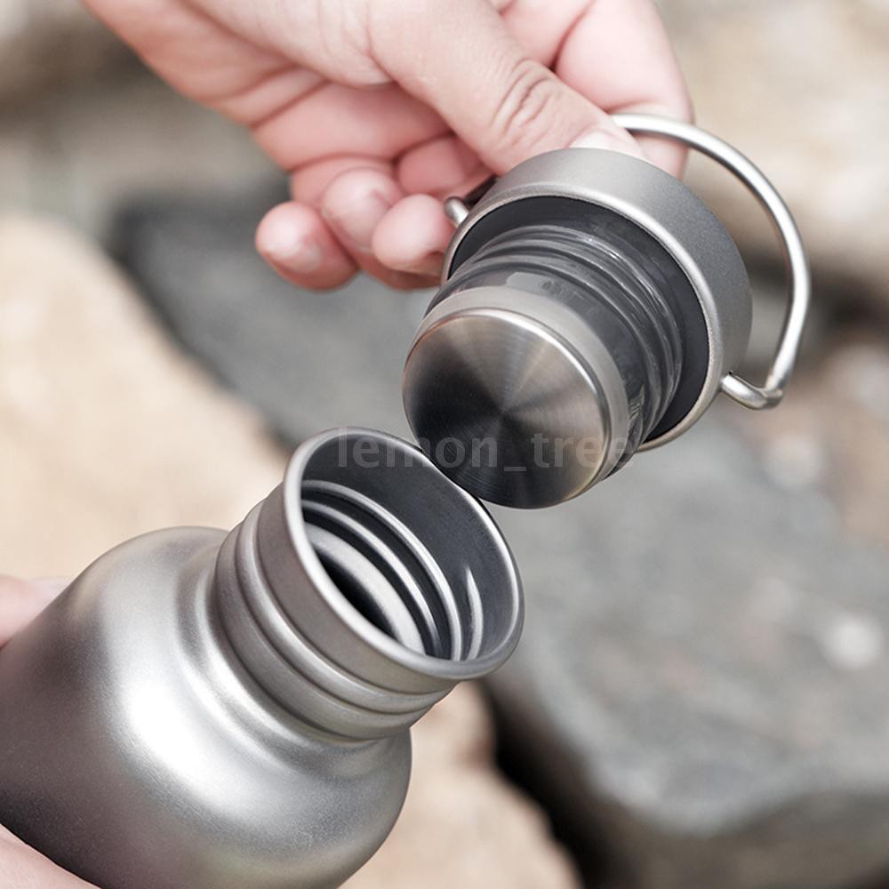 Bình Đựng Nước Lixada 430ml Bằng Titan Chống Tràn