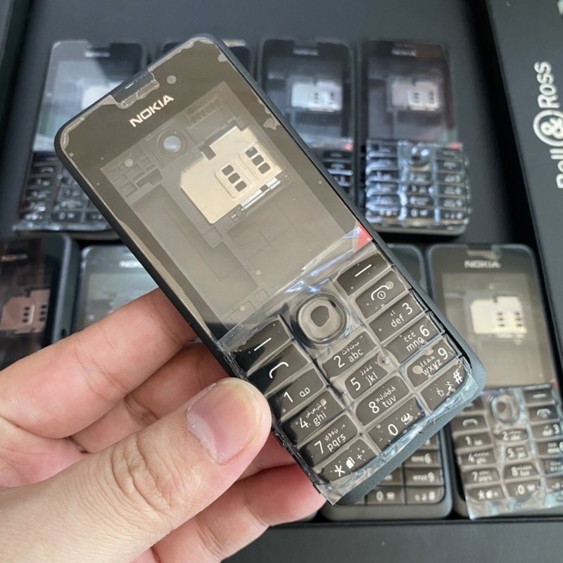 Vỏ Nokia 301 RM839 new có phím  không tai