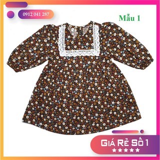 💥Xả kho💥Free ship💥Váy bé gái💖Váy họa tiết hoa nhí💖Chất vải Thô Cào Bông💖Size 2 - 6 (12kg - 24kg)💖Nhiều màu sắc