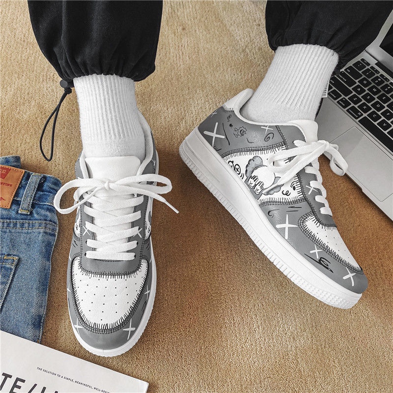 [Ảnh+Video Thật] Giày Bearbrick Custom Air Jordan cổ thấp Chất Da Cao Cấp In Nhiệt Không Phai, Giày Thể Thao Nam Nữ | BigBuy360 - bigbuy360.vn