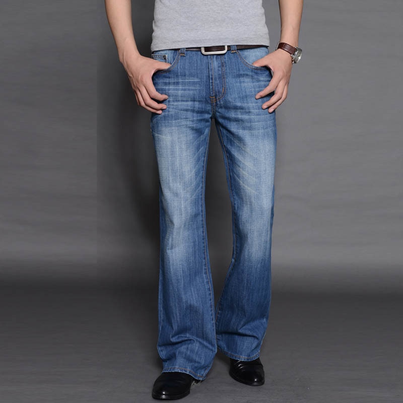 Quần Jeans Dài Ống Loe Thời Trang Dành Cho Nam