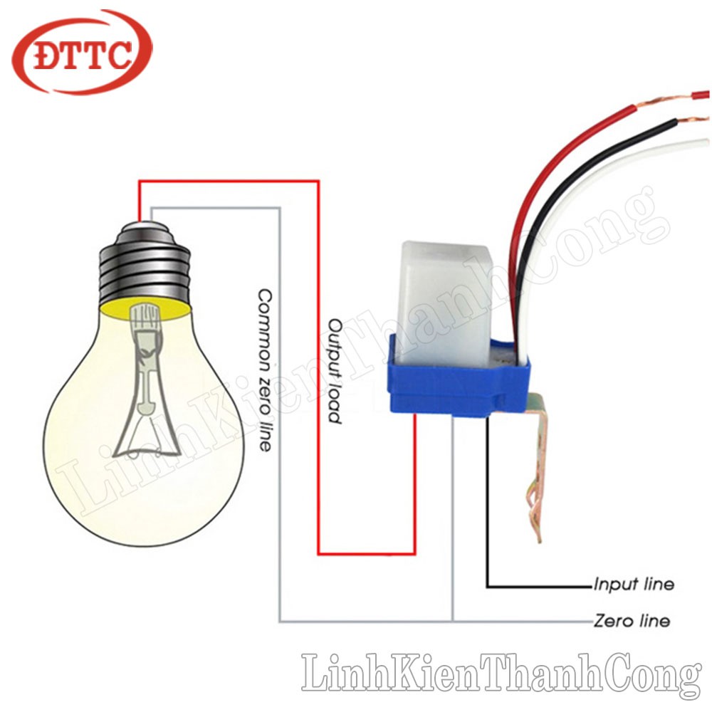 Công Tắc Cảm Biến Ánh Sáng AS-10 220V 10A