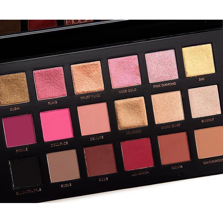 Bảng phấn mắt Huda Beauty Rose Gold Remastered eyeshadow palette