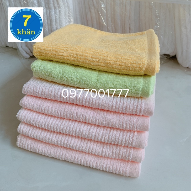 Khăn Mặt / Khăn gội đầu 35x80cm 100% cotton Phong Phú