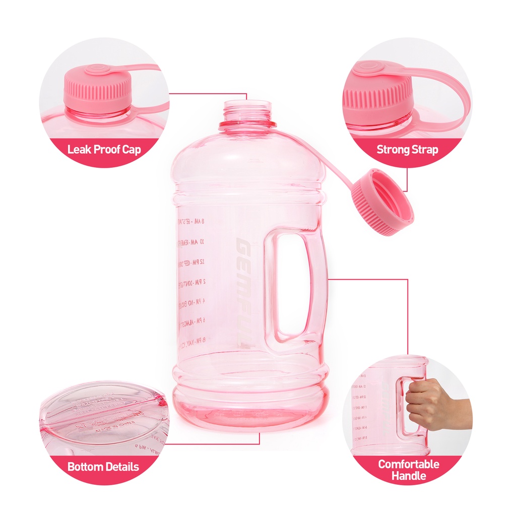 Bình Đựng Nước 3L Dung Tích Lớn Không BPA Phong Cách Thể Thao Tiện Dụng