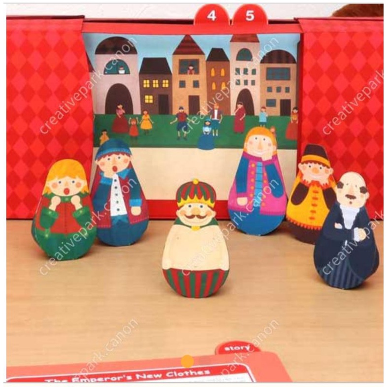 Mô hình papercraft diễn kịch và giáo dục tiếng Anh