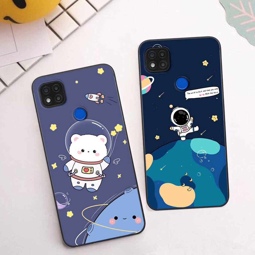Ốp Xiaomi Redmi 9C in hình vũ trụ, phi hành gia bầu trời cute dễ thương