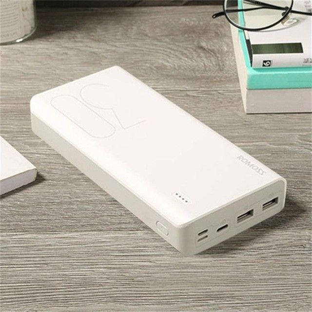 Pin sạc dự phòng lõi Polymer Romoss Sense 8 30000mAh (Trắng) chính hãng