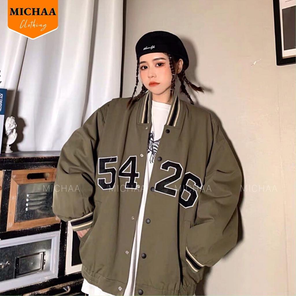 Áo Khoác Bomber Dù 5426 Nam Nữ Ulzzang Unisex 2 Lớp Kiểu Basic Form Rộng - MICHAA