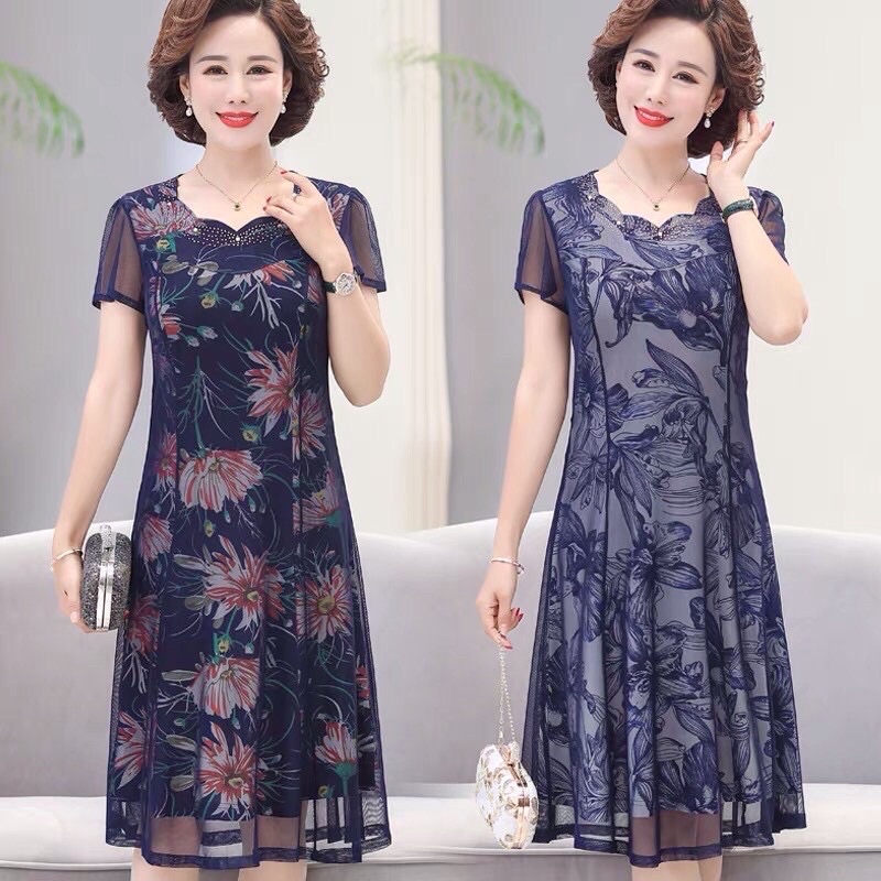 Đầm trung niên nhập khẩu ABB06 các loại
