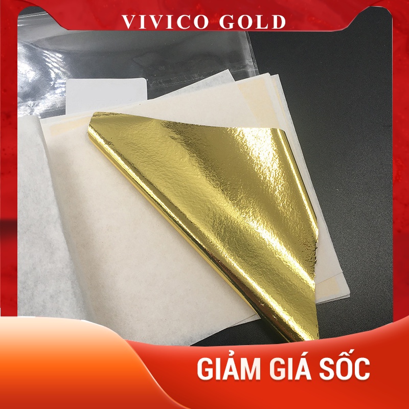 5 Lá Vàng Trang Trí Slime , Lá Ráp Vàng Công Nghiệp Dùng Trong Dát Vàng