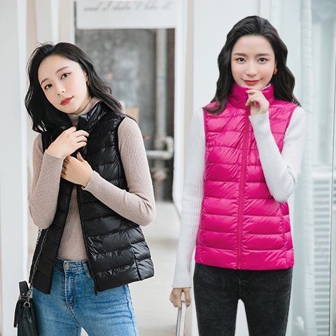 Áo Khoác Phao Không Tay Dáng Ôm Thời Trang Mùa Đông Hàn Quốc Dành Cho Nữ | BigBuy360 - bigbuy360.vn