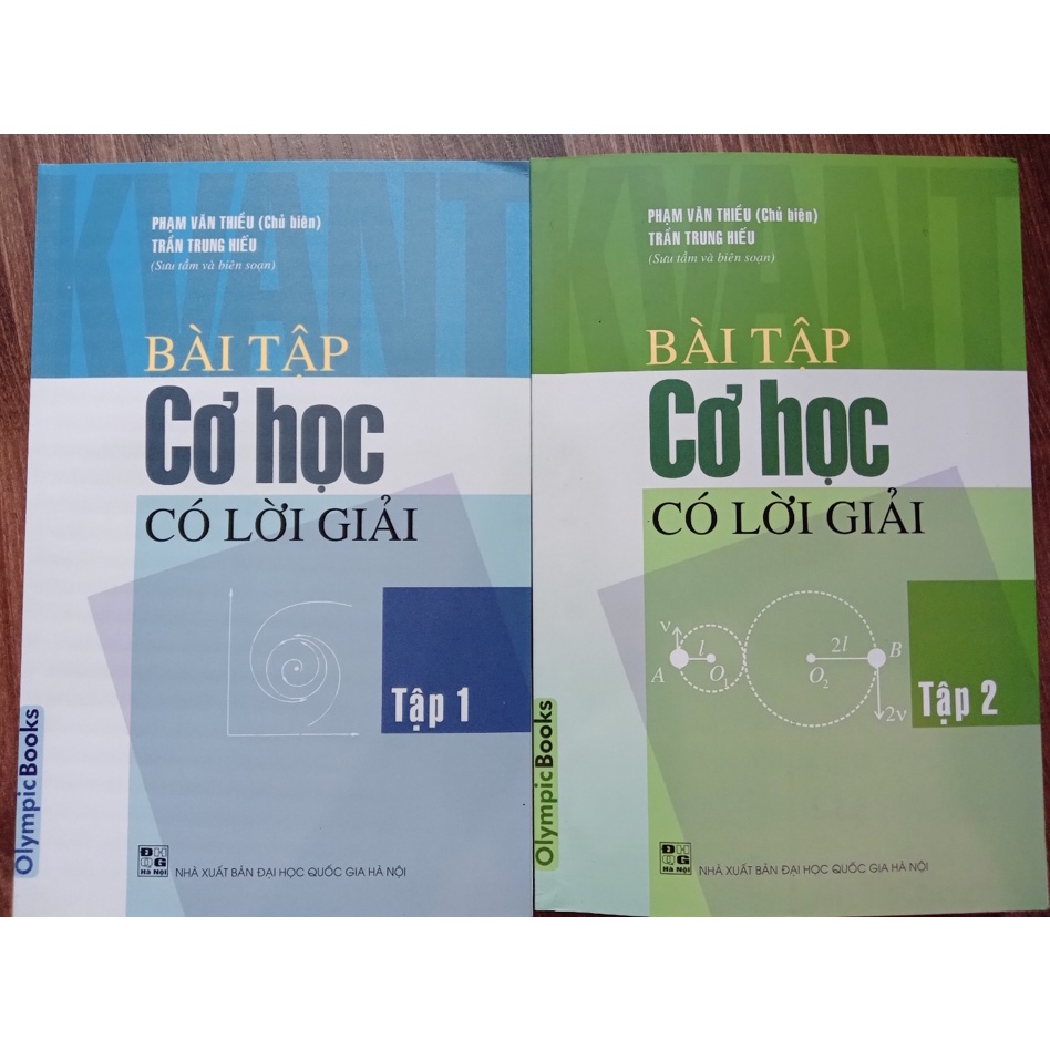 Sách - Combo Bài tập cơ học có lời giải - Tập 1 + Tập 2  (OB)