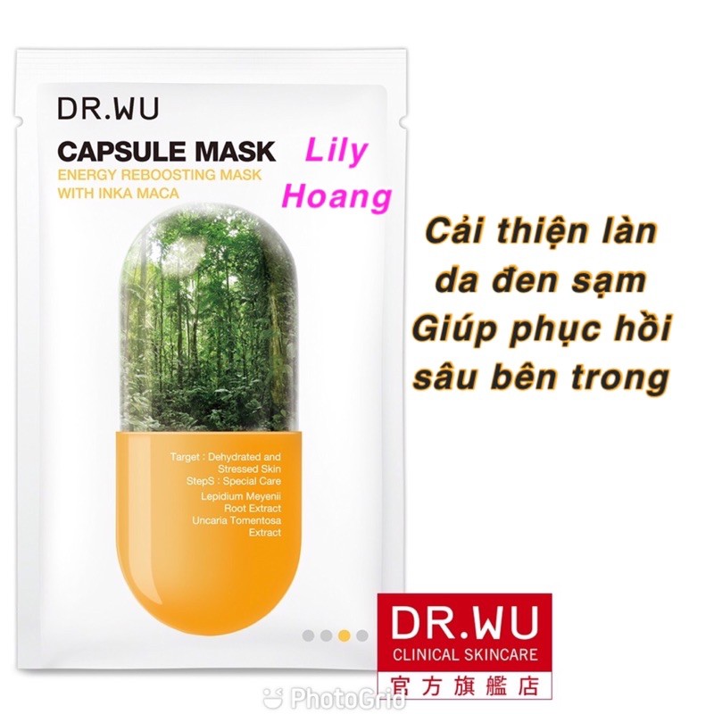 Mặt nạ Dr wu dòng thực vật mới nhất