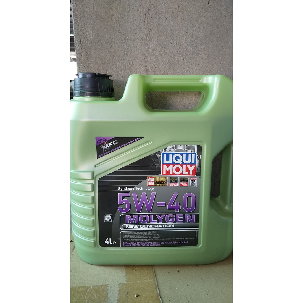 DẦU NHỚT Ô TÔ MOLYGEN NEW GENERATION 5W40 4L