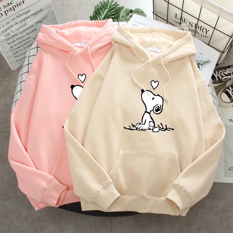 Áo hoodie cún ngồi tim HARI1120