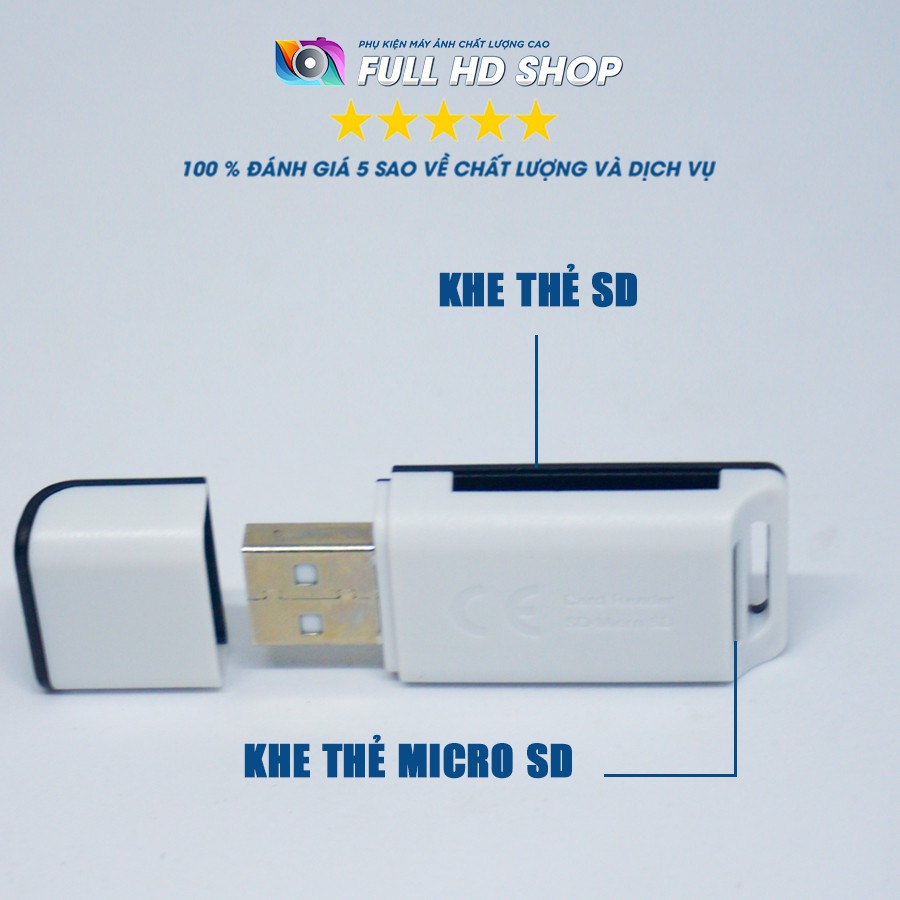 Đầu đọc thẻ nhớ SD, MicroSD - Nhỏ gọn, tốc độ cao - Full HD Shop | BigBuy360 - bigbuy360.vn