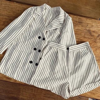 SET VEST CARO QUẦN SHORT - SET CÔNG SỞ