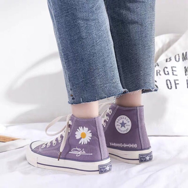 Giày cao cổ cv Hoa Cúc