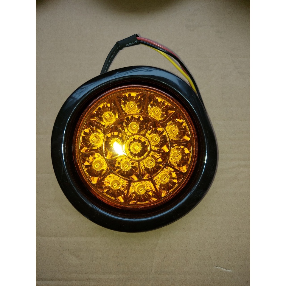 Đèn hậu led tròn 2015, đèn hậu led tròn đơn đỏ trắng vàng