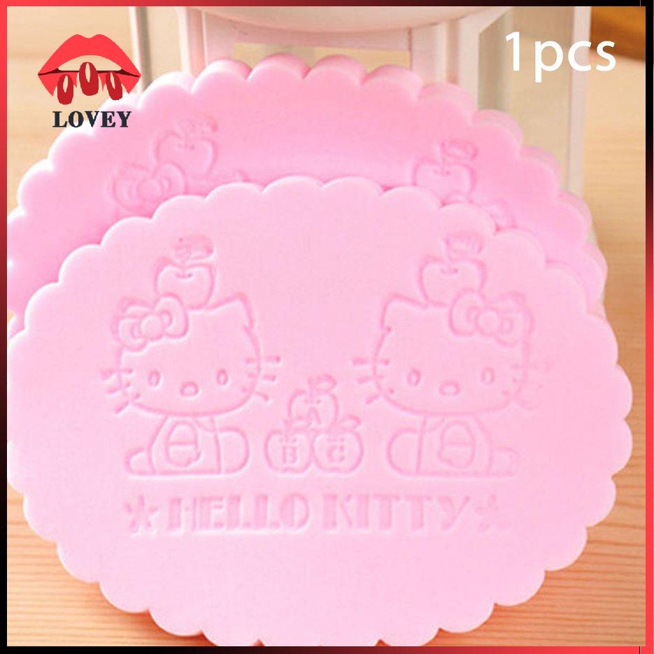 [Hàng mới về] Miếng xốp rửa mặt hình Kitty thiết thực | BigBuy360 - bigbuy360.vn
