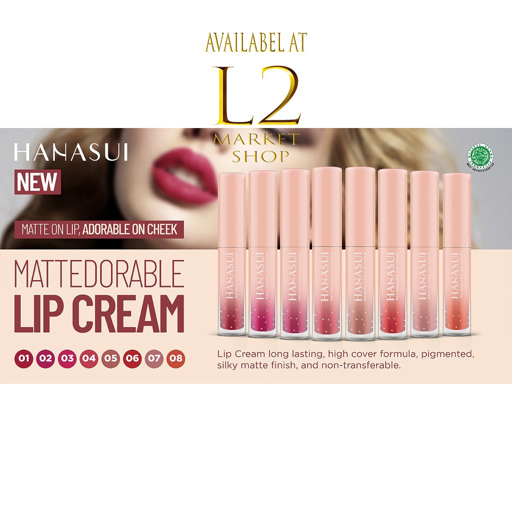 (hàng Mới Về) Son Kem Lì Hanasui Lên Màu Đẹp Lâu Trôi | BigBuy360 - bigbuy360.vn