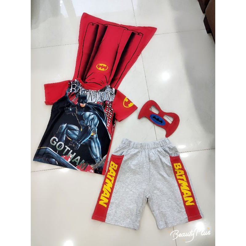 TINA CHÀO Bộ áo thun siêu anh hùng Superman cho bé trai