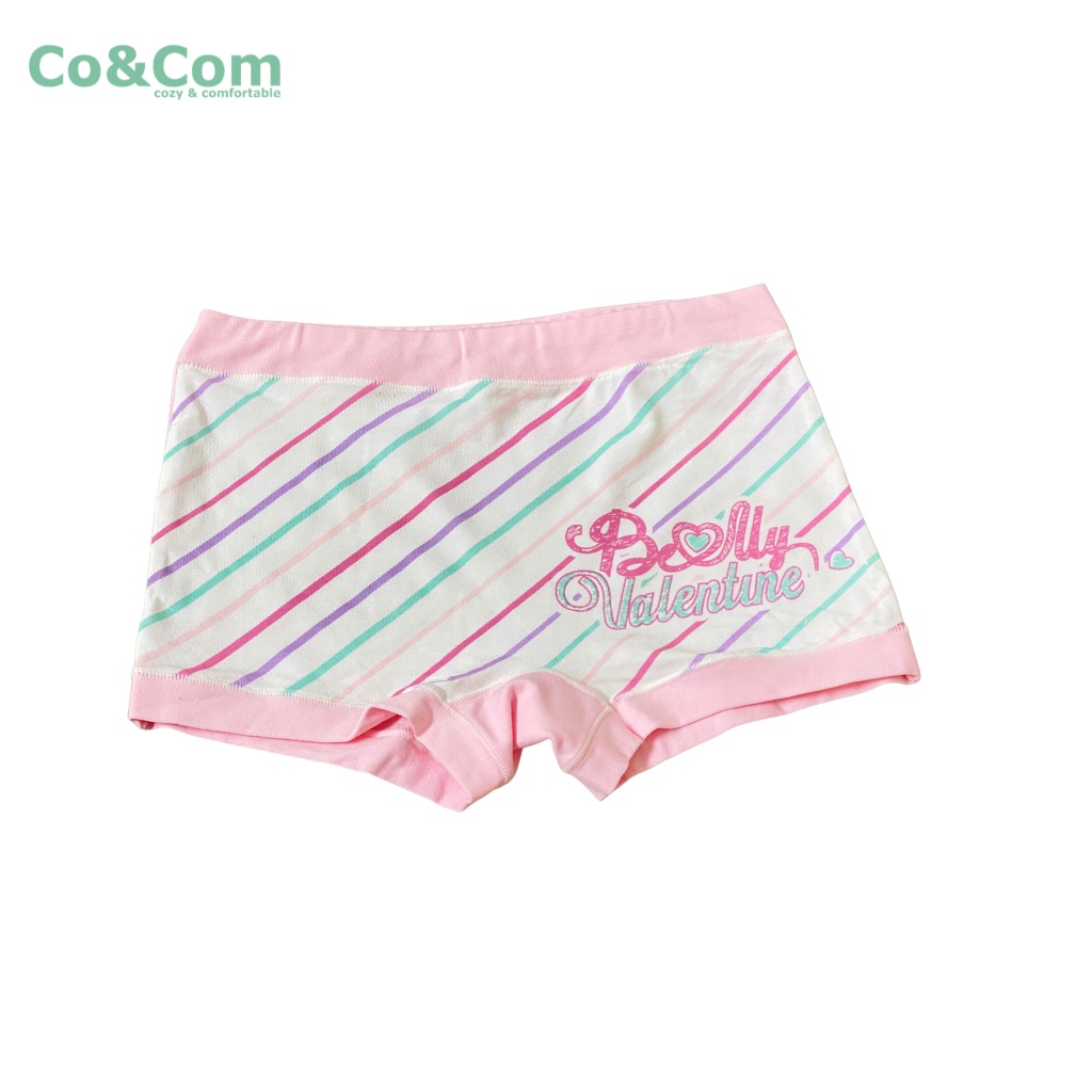 Set 2 Quần Lót Đùi, Quần Chip Bé Gái Co&amp;Com CD70019 Cotton Siêu Mềm Mại Siêu Thấm Hút