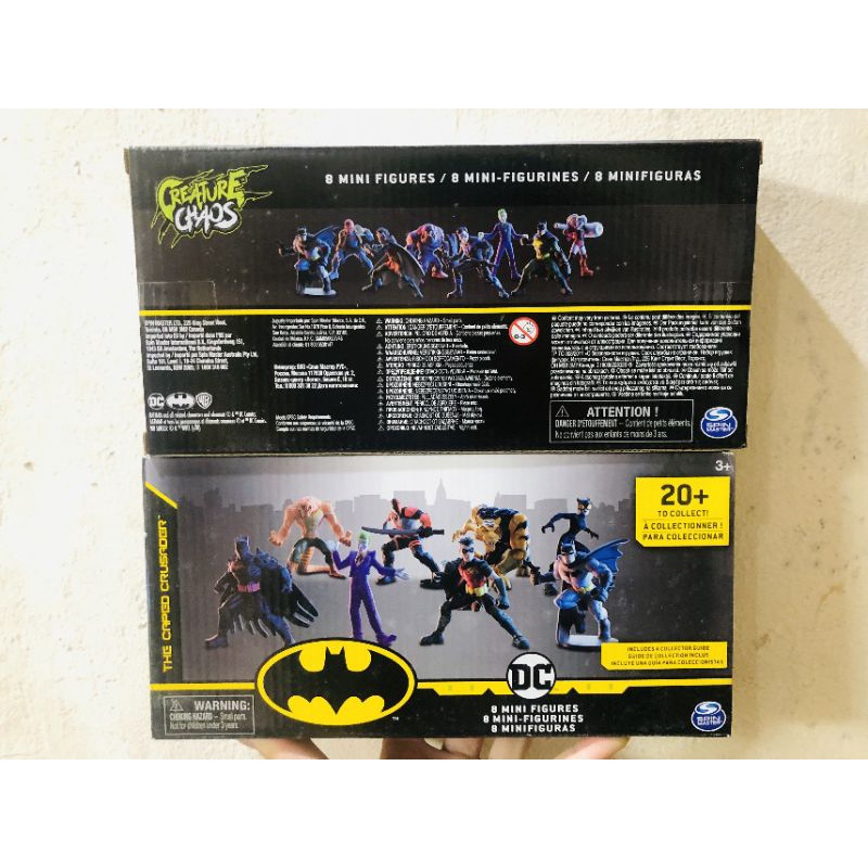 Bộ 8 mô hình siêu anh hùng và siêu nhân trong Batman của Spin Master