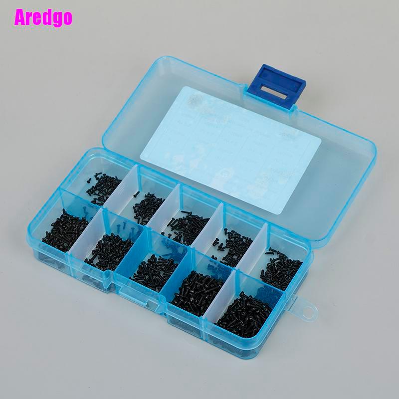 Bộ 1000 Ốc Vít Đầu Tròn M1 M1.2 M1.4 M1.7 Mix Pa Chuyên Dụng