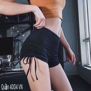 Quần đùi tập gym yoga,quần đùi run dây (4004)