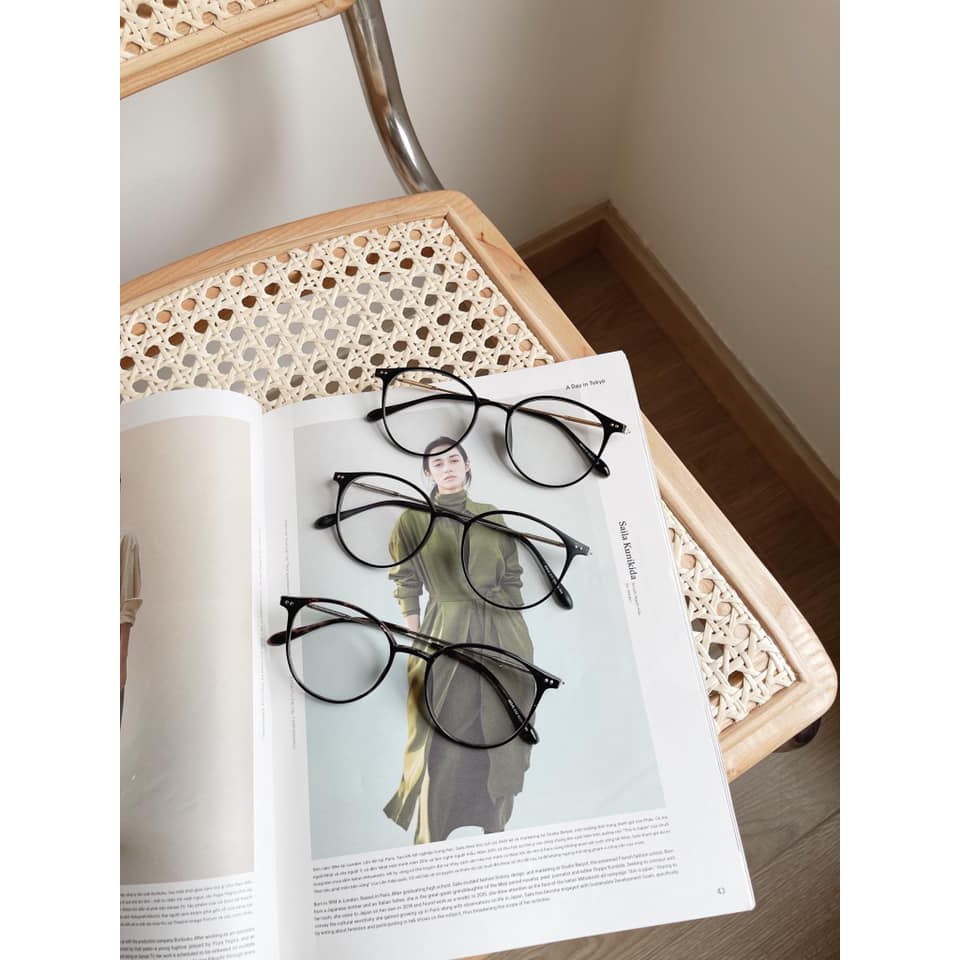 Gọng Kính Cận Moss Store Dáng Tròn Phong Cách Hàn Quốc 90045 + Nhận Cắt Tròng Cận, Loạn, Viễn | BigBuy360 - bigbuy360.vn