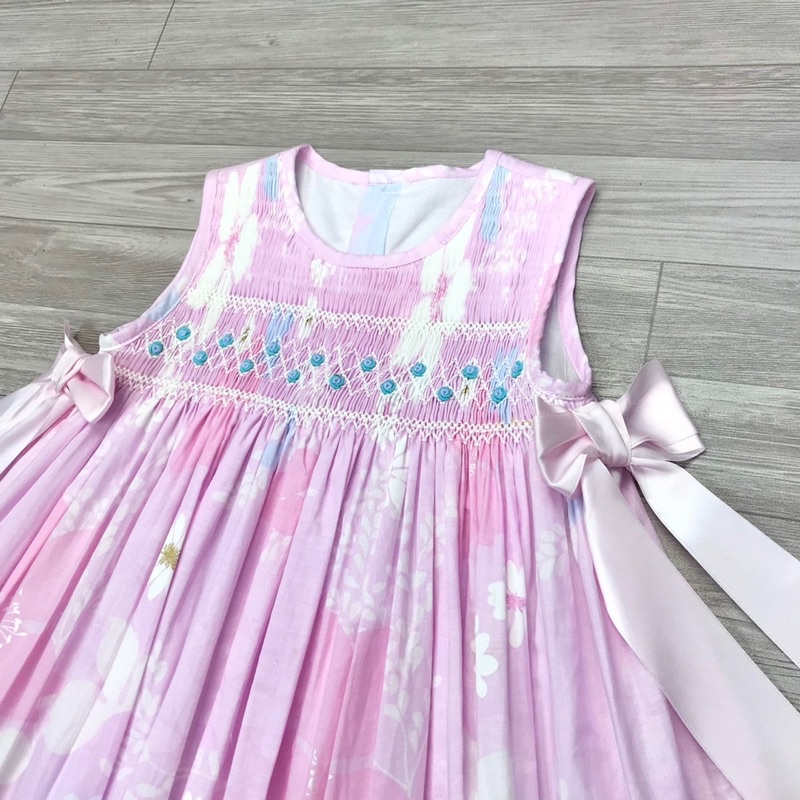 ĐẦM SMOCK RUY BĂNG