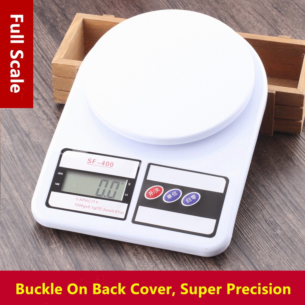 SF-400 Digital LCD Scale High Precision Electronic Kitchen Scale Food Weighing Household Baking Medicinal Material