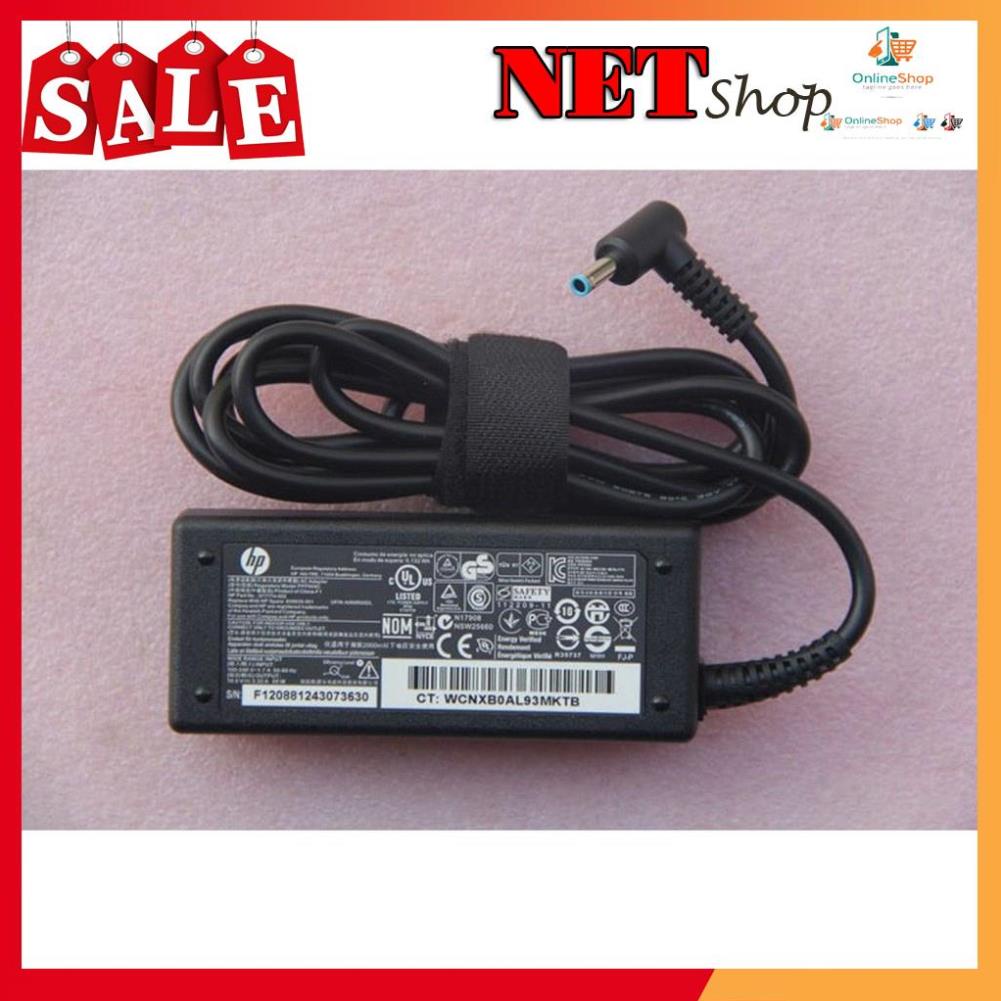 💖 Sạc Adapter Laptop HP 19V - 3.33A, Đầu Kim Nhỏ Màu Xanh