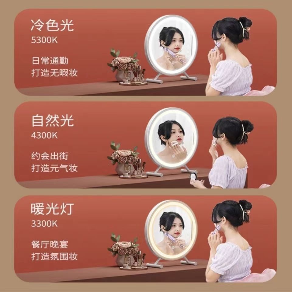 Gương Trang Điểm Để Bàn Hình Tròn Cỡ Lớn Tiện Dụng