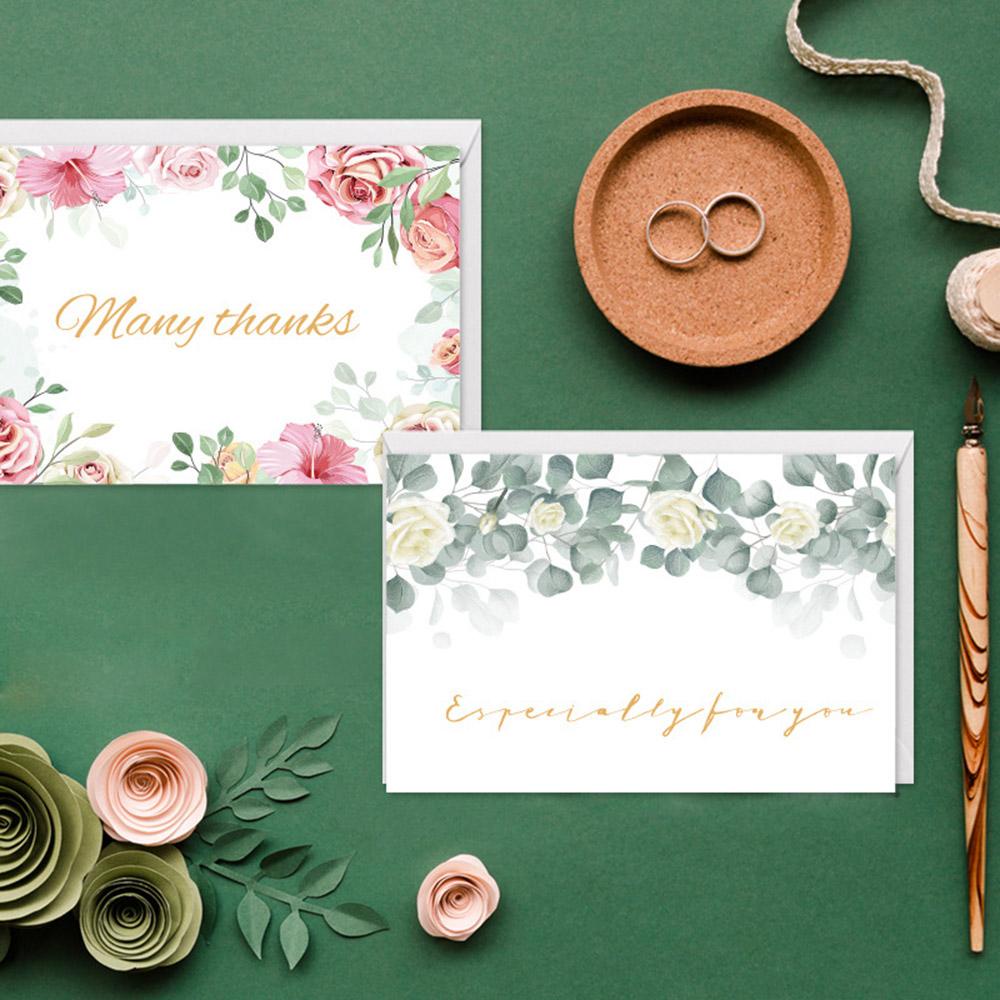 KRNY Set 6 Tấm Hình Dán Thẻ Chữ Thank You