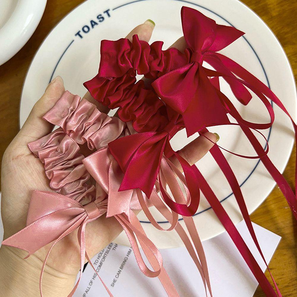 Bộ 2 Kẹp Tóc Hình Nơ Xinh Xắn Phong Cách Nhật Bản Cho Nữ