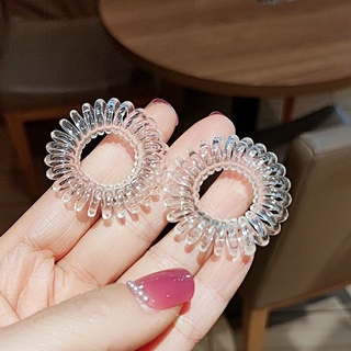 Set 5 cột tóc lò xo màu mini dây cột tóc nữ