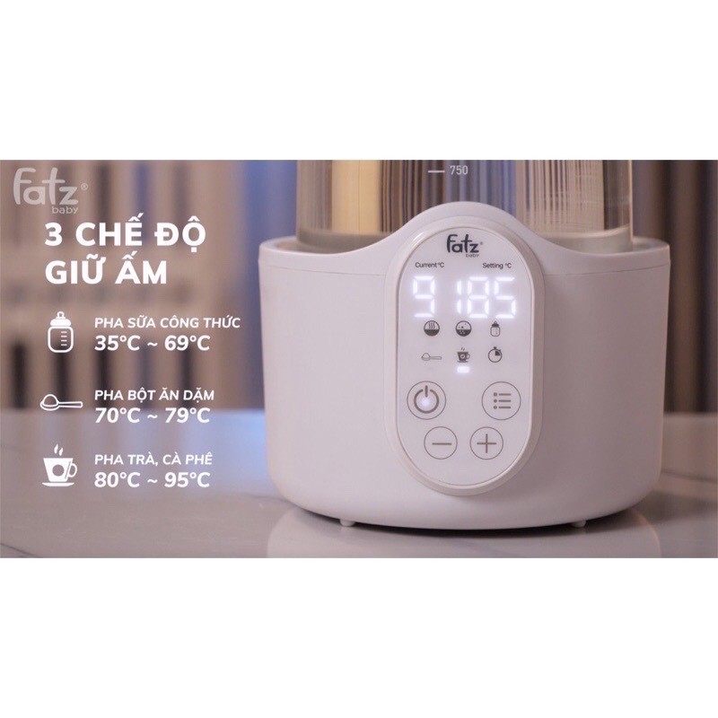 Máy đun và hâm nước pha sữa điện tử Fatz Baby QUICK 8 FB3525TN