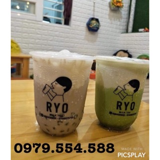 500 cốc nhựa chữ U, ly nhựa đáy bầu
