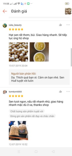 Sen Huế hạt tươi (như hình) số 1 về chất lượng 500gr