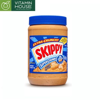 Bơ đậu phộng hạt SKIPPY Super Chunk 1.36kg [VITAMIN HOUSE]