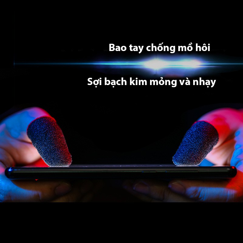 Găng tay chơi game cảm ứng Sợi Bạc - Loại mỏng - Siêu Nhạy - Chống mồ hôi tốt | BigBuy360 - bigbuy360.vn