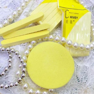 Bông nở rửa mặt bọt biển chivey nhật bản qnha